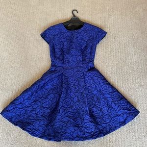 Badgley Mischka blue dress